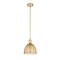 Z-Lite Sawyer 1 Light Pendant, Classic Brass & Classic Brass 4500P8-CB - alternate 2